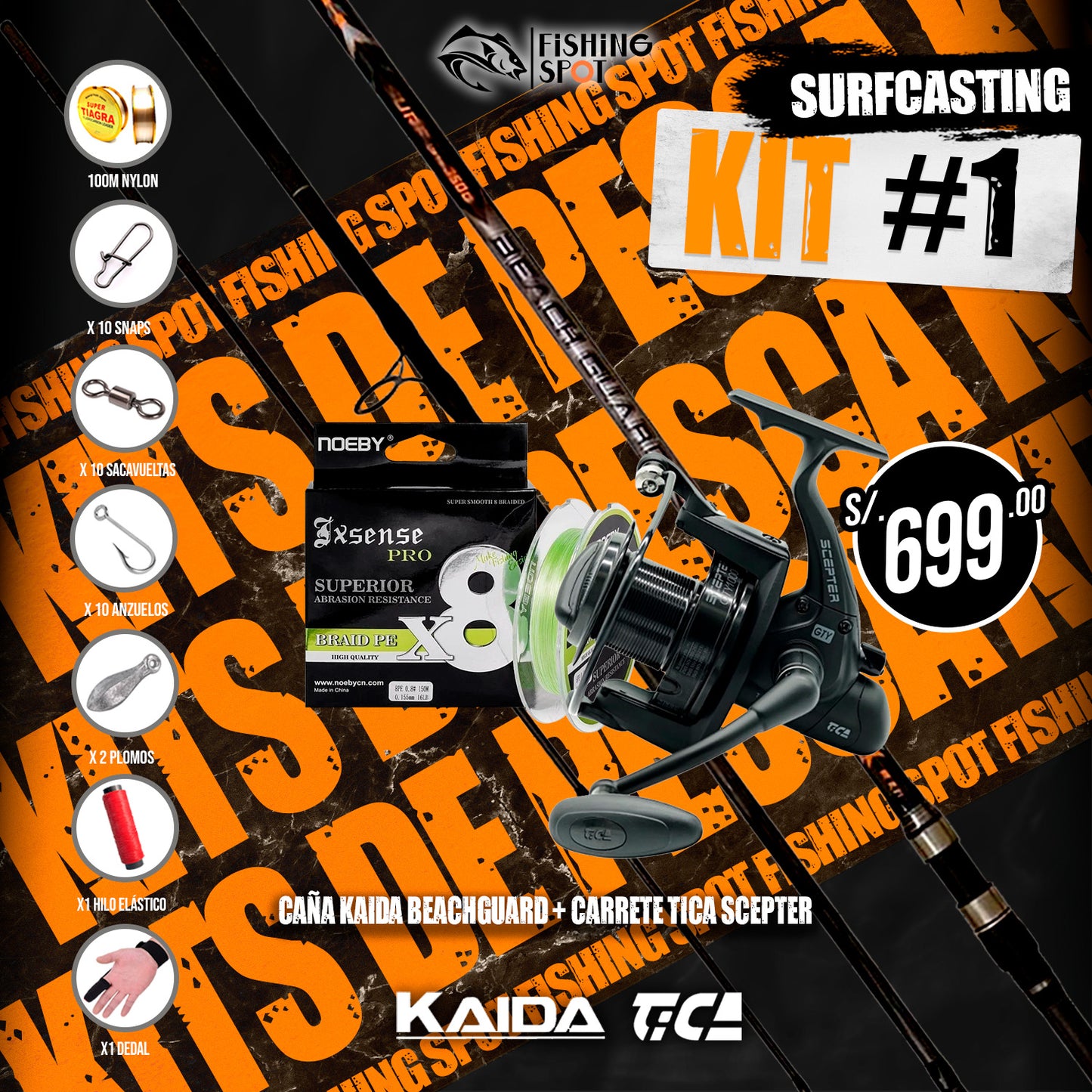 KIT SURFCASTING 1