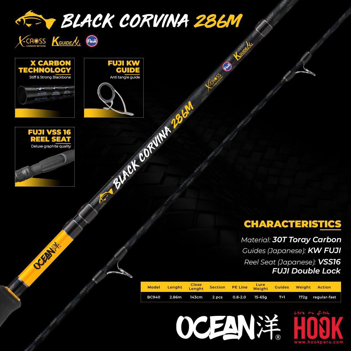 CAÑA OCEAN BLACK CORVINA 2.86M