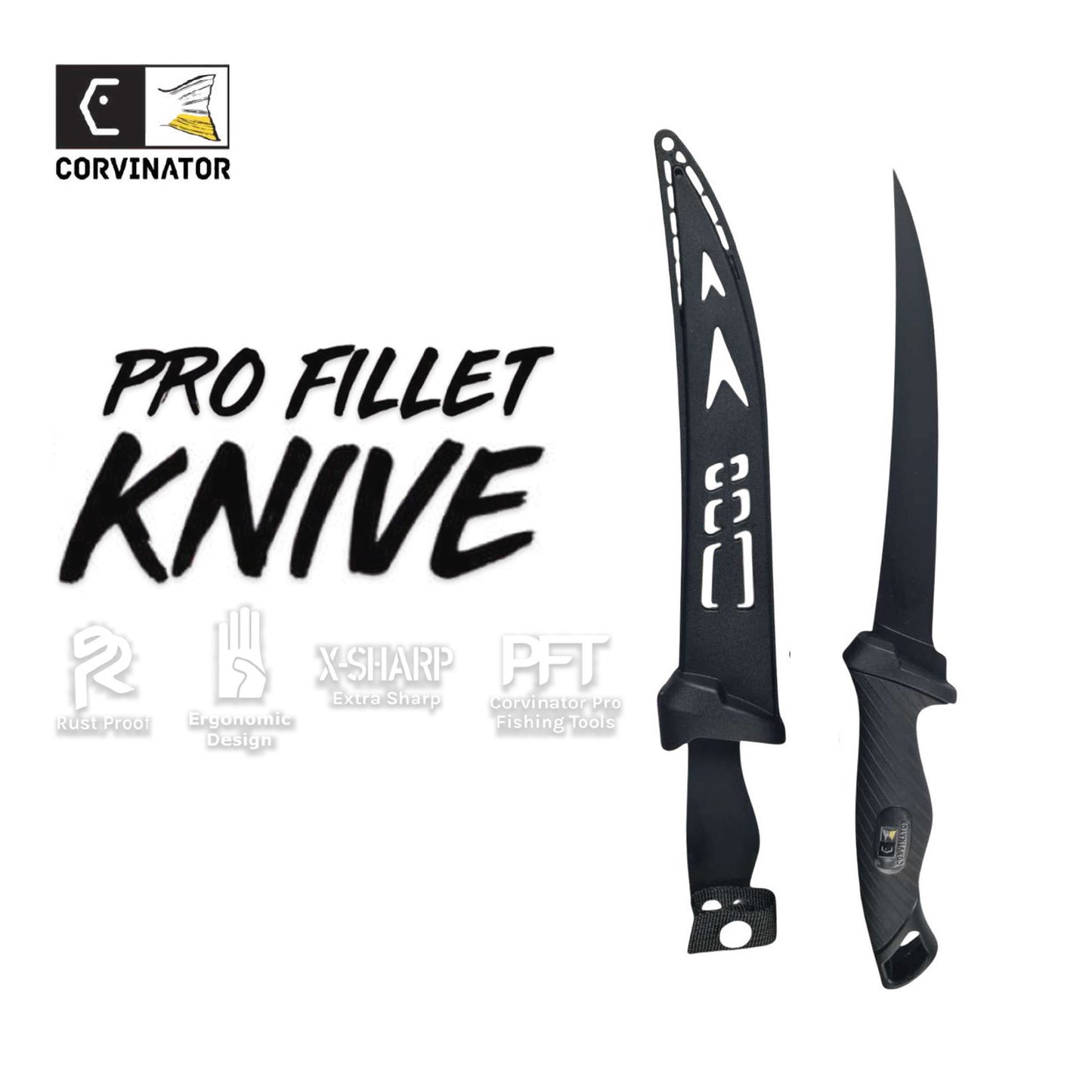 CUCHILLO CORVINATOR PRO FILLET KNIVE