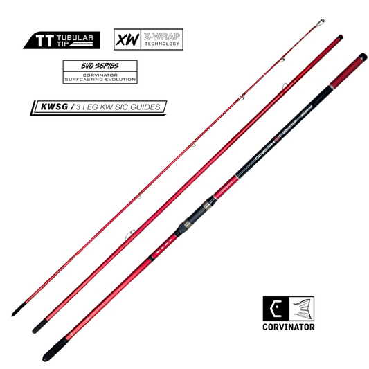 CAÑA CORVINATOR ONE SHOT SURF XW 420 EVO