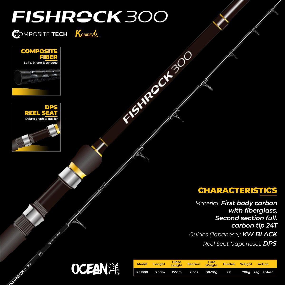 CAÑA OCEAN FISHROCK 300