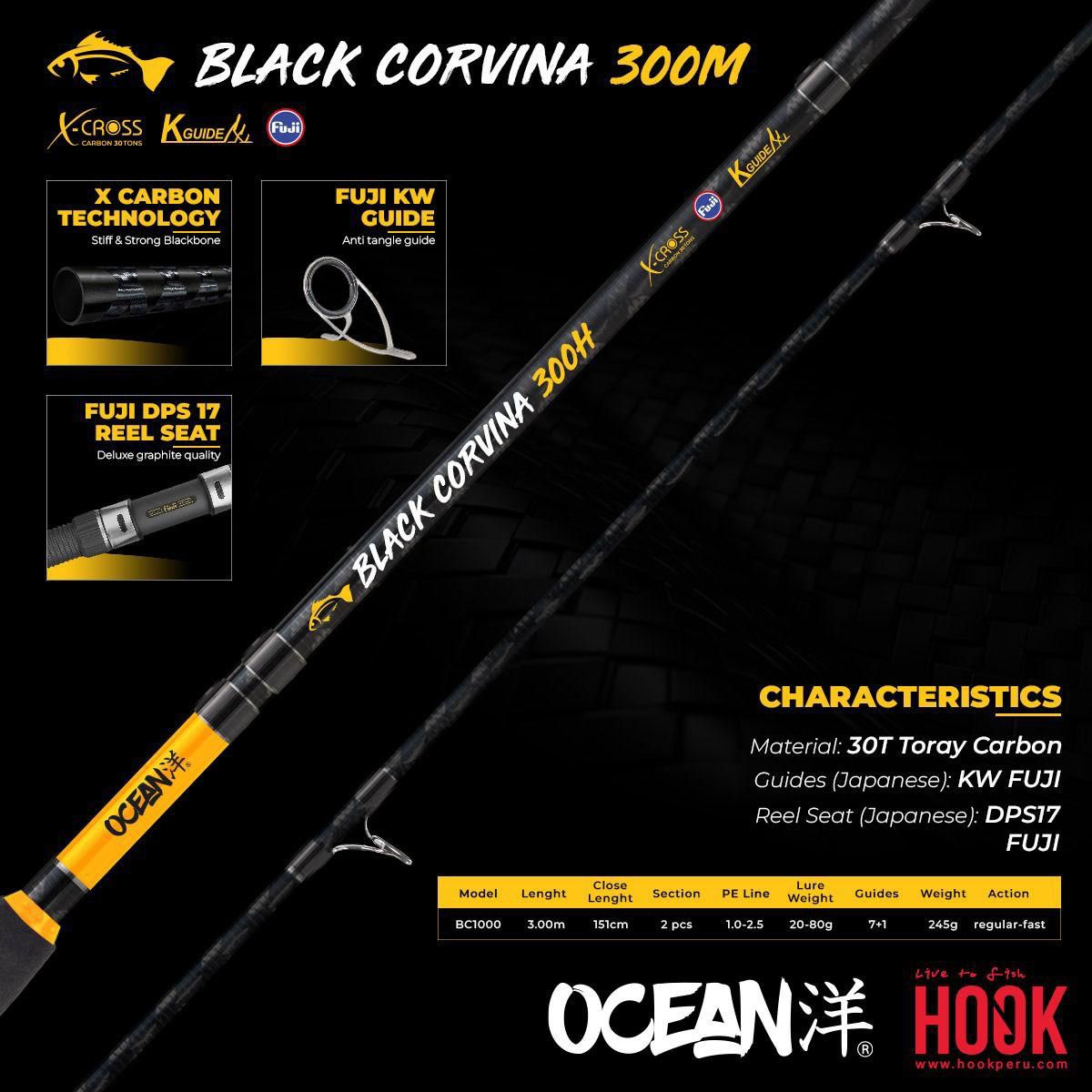 CAÑA OCEAN BLACK CORVINA 300M