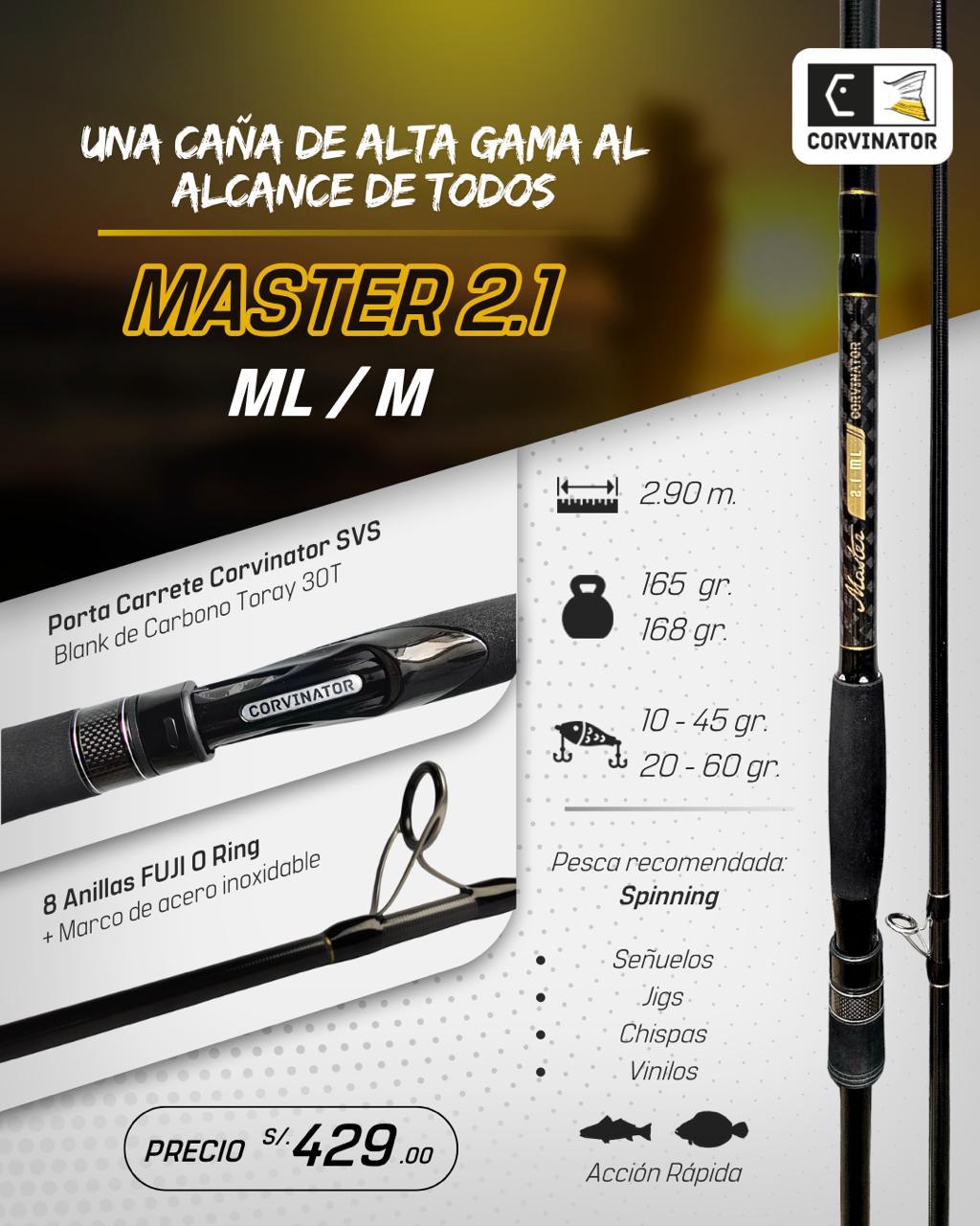 CAÑA CORVINATOR MASTER  2.1 ML / M