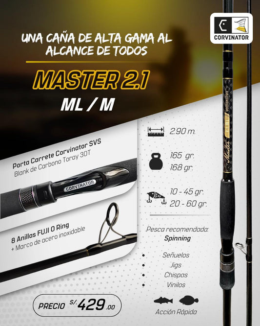 CAÑA CORVINATOR MASTER  2.1 ML / M